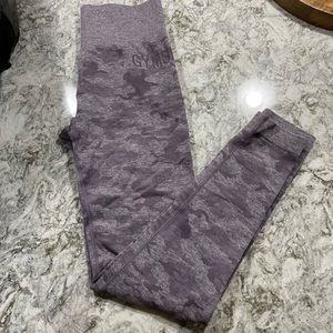 Gymshark Camo Seamless Leggings - M